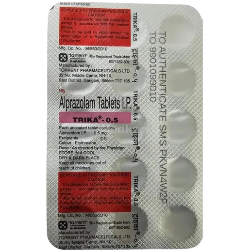 trika 0.5mg tablet 15's